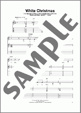 White Christmas(Irving Berlin) 楽譜 ギタースコア ダウンロード