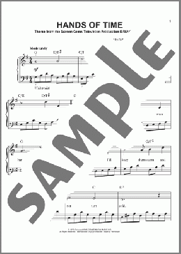 Hands Of Time(Marilyn Bergman) 楽譜 ピアノ（ソロ） ダウンロード