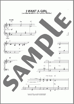 I Want A Girl (Just Like The Girl That Married Dear Old Dad) (arr. Gary Meisner)(Harry von Tilzer) 楽譜 その他 ダウンロード