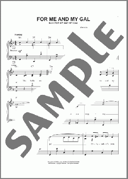 For Me And My Gal (arr. Gary Meisner)(George W. Meyer) 楽譜 その他 ダウンロード