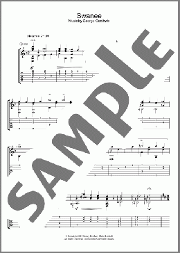 Swanee(Jerry Willard) 楽譜 メロディ ダウンロード