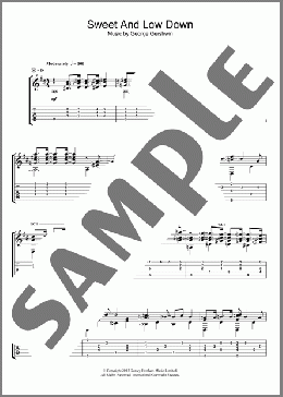 Sweet And Low Down(Jerry Willard) 楽譜 メロディ ダウンロード