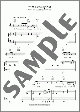 21st Century Kid(Jamie Cullum) 楽譜 その他 ダウンロード