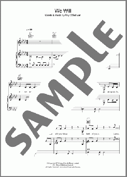 We Will(Rumer) 楽譜 その他 ダウンロード