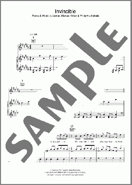 Invincible(Lemar) 楽譜 その他 ダウンロード