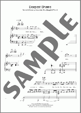 Deepest Shame(Plan B) 楽譜 その他 ダウンロード
