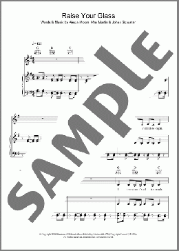 Raise Your Glass(Pink/P!nk) 楽譜 その他 ダウンロード