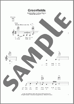 Greenfields(The Brothers Four) 楽譜 ウクレレ（弾き語り） ダウンロード
