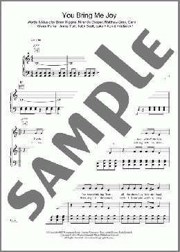 You Bring Me Joy(Amelia Lily) 楽譜 その他 ダウンロード