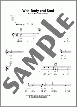 With Body And Soul(The Kentucky Headhunters) 楽譜 ウクレレ（弾き語り） ダウンロード