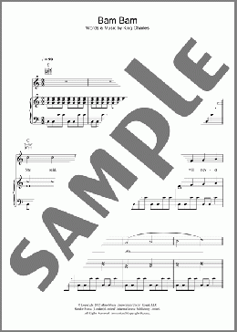 Bam Bam(King Charles) 楽譜 その他 ダウンロード