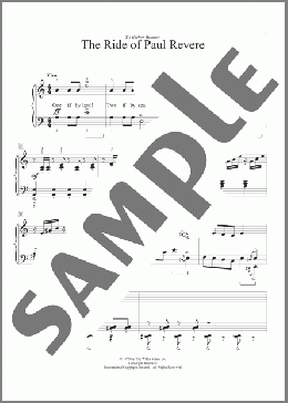 The Ride Of Paul Revere(Edna Mae Burnam) 楽譜 ピアノ（ソロ） ダウンロード