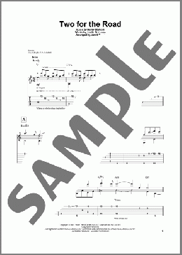 Two For The Road(Henry Mancini/Leslie Bricusse) 楽譜 ギター（その他） ダウンロード