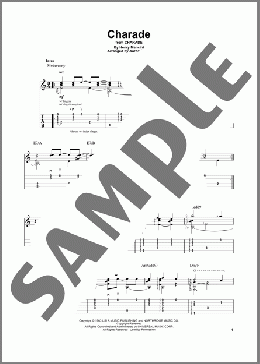 Charade(Henry Mancini) 楽譜 ギター（その他） ダウンロード