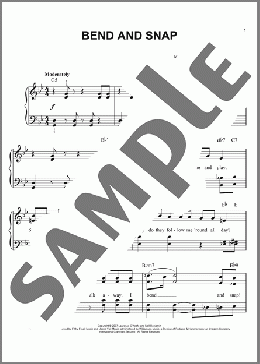 Bend And Snap(Laurence O'Keefe/Nell Benjamin/Legally Blonde (Musical)) 楽譜 ピアノ（ソロ） ダウンロード