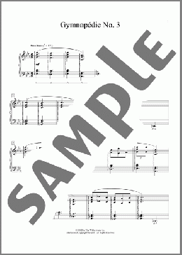 Gymnopedie No. 3(Frank Levin) 楽譜 ピアノ（ソロ） ダウンロード