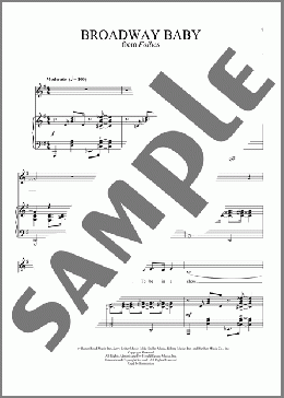 Broadway Baby(Stephen Sondheim) 楽譜 ピアノ & ボーカル ダウンロード