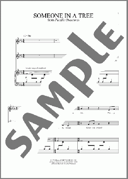 Someone In A Tree(Stephen Sondheim) 楽譜 ピアノ & ボーカル ダウンロード