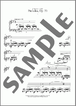 Prelude In F-Sharp Minor, Op. 23, No. 1(Sergei Rachmaninoff) 楽譜 ピアノ（ソロ） ダウンロード