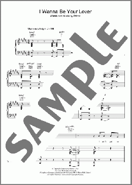 I Wanna Be Your Lover(Prince) 楽譜 その他 ダウンロード