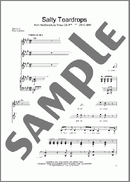 Salty Teardrops(Jeanine Tesori/Tony Kushner) 楽譜 ピアノ & ボーカル & ギター ダウンロード