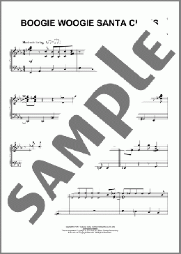 Boogie Woogie Santa Claus(Leon Rene) 楽譜 ピアノ（ソロ） ダウンロード