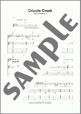 Cripple Creek(American Fiddle Tune) 楽譜 ギタースコア ダウンロード