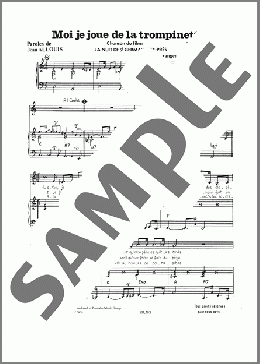 Moi Je Joue De La Trompinette(Mort Shuman) 楽譜 ピアノ & ボーカル ダウンロード