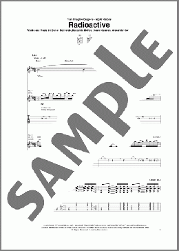 Radioactive(Imagine Dragons) 楽譜 ギター（ソロ） ダウンロード
