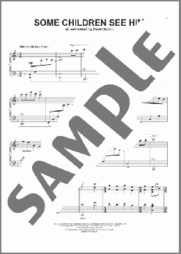 Some Children See Him(Alfred Burt/Wihla Hutson) 楽譜 ピアノ（ソロ） ダウンロード
