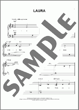 Laura(David Raksin/Johnny Mercer) 楽譜 ピアノ（ソロ） ダウンロード