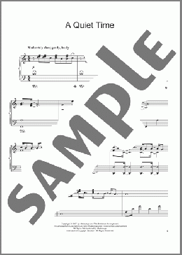 A Quiet Time(Jim Brickman) 楽譜 ピアノ（ソロ） ダウンロード
