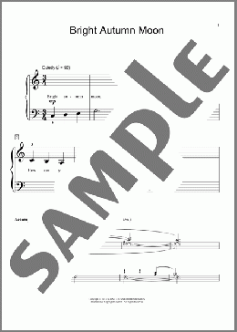 Bright Autumn Moon(Fred Kern) 楽譜 ピアノ（ソロ） ダウンロード