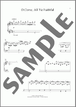 O Come, All Ye Faithful(Traditional) 楽譜 ピアノ（ソロ） ダウンロード