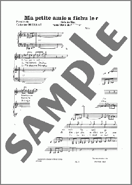 Ma Petite Amie A Fichu Le Camp(Mort Shuman) 楽譜 ピアノ & ボーカル ダウンロード