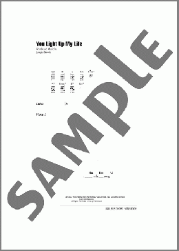 You Light Up My Life(Debby Boone) 楽譜 ウクレレ（コード譜） ダウンロード