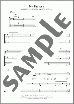 My Sharona(The Knack) 楽譜 ベース ダウンロード