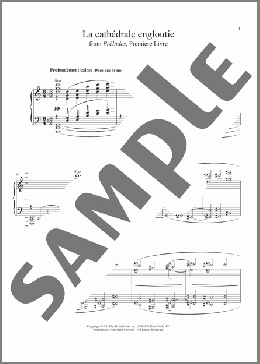 La Cathedrale Engloutie(Claude Debussy) 楽譜 ピアノ（ソロ） ダウンロード