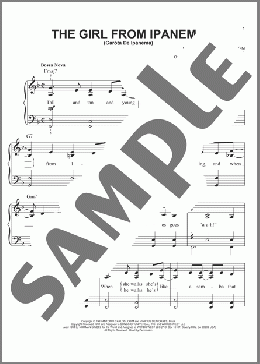The Girl From Ipanema (Garota De Ipanema)(Antonio Carlos Jobim) 楽譜 ピアノ（ソロ） ダウンロード