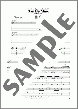 San Ber'dino(Frank Zappa) 楽譜 ギター（ソロ） ダウンロード