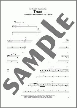 Trust(Megadeth) 楽譜 ベース ダウンロード