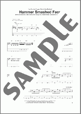 Hammer Smashed Face(Cannibal Corpse) 楽譜 ベース ダウンロード