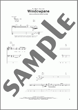 Windowpane(Opeth) 楽譜 ベース ダウンロード