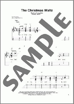 The Christmas Waltz(Sammy Cahn) 楽譜 その他 ダウンロード