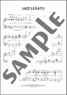 Jazz Legato(Leroy Anderson) 楽譜 ピアノ（ソロ） ダウンロード