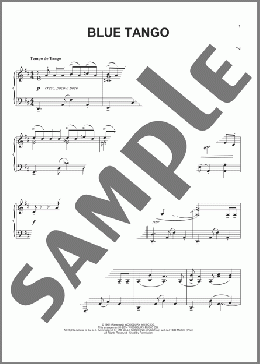 Blue Tango(Leroy Anderson) 楽譜 ピアノ（ソロ） ダウンロード