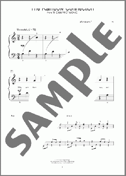 The Rainbow Connection(Bill Boyd/Paul Williams/Kenneth L. Ascher) 楽譜 ピアノ（ソロ） ダウンロード