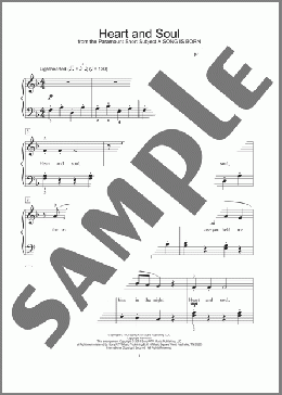 Heart And Soul (arr. Phillip Keveren)(Frank Loesser/Robert Vandall) 楽譜 ピアノ（ソロ） ダウンロード