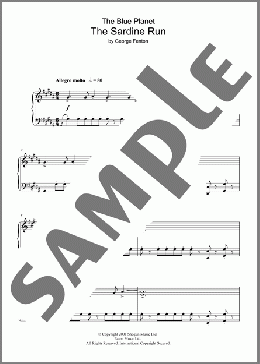 The Blue Planet, Sardine Run(George Fenton) 楽譜 ピアノ（ソロ） ダウンロード