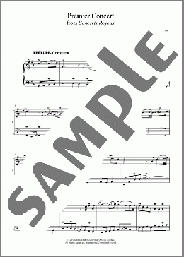 Premier Concert (Concerts Royaux)(Francois Couperin) 楽譜 ピアノ（ソロ） ダウンロード
